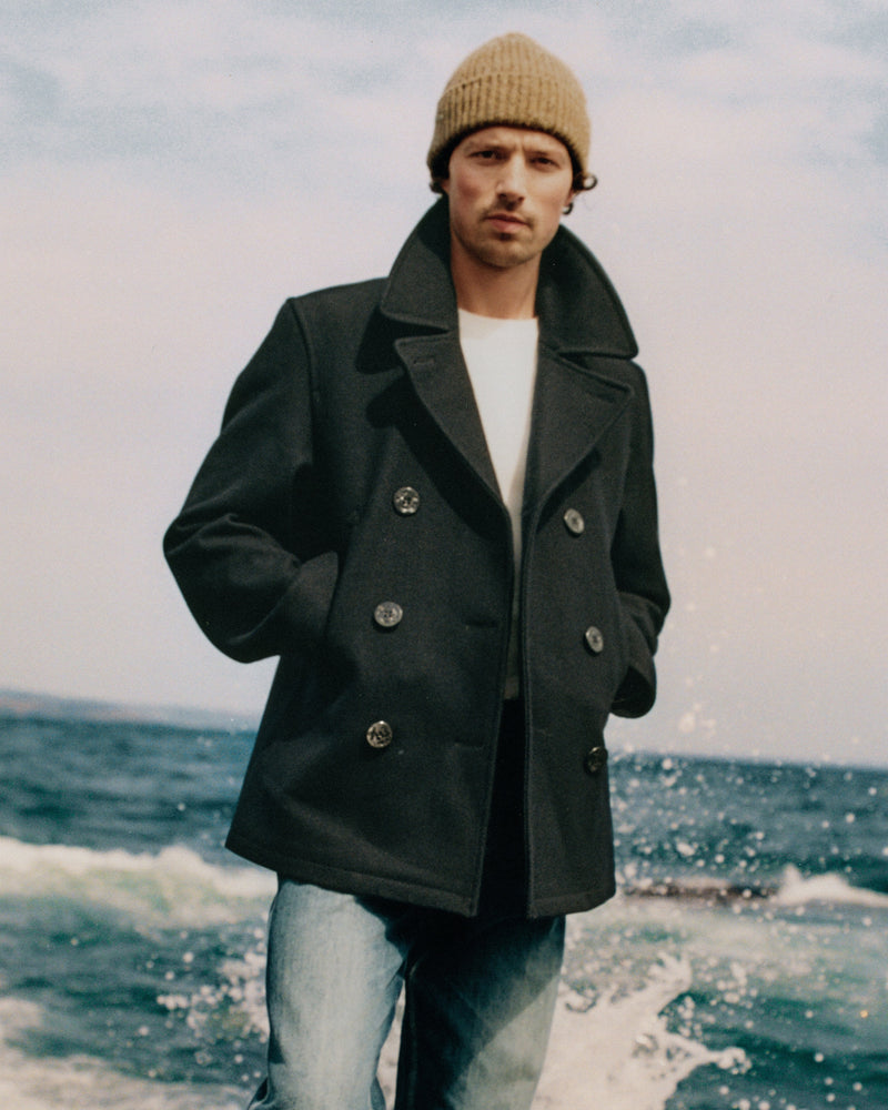 Noah x Gloverall Classic Peacoat