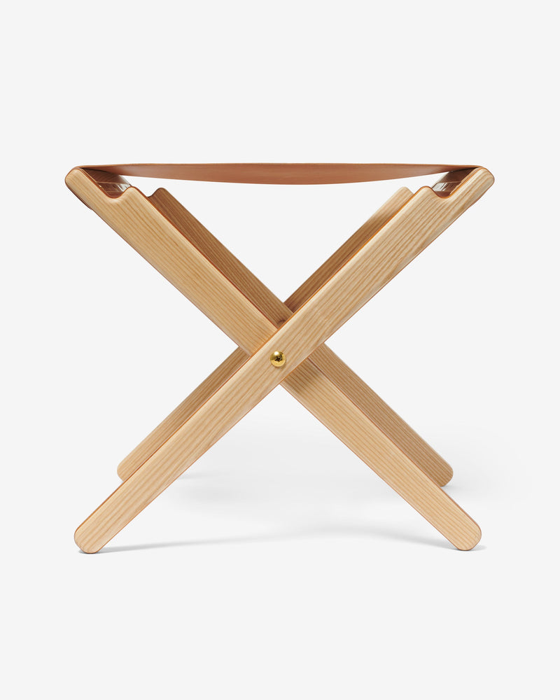 Leather Folding Stool