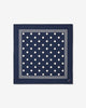 Noah - Polka Dot Bandana - Navy - Swatch