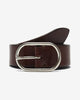 Noah - Classic Leather Belt - Brown - Swatch