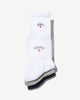 Noah - Core Logo Sock 3-Pack - White / Heather Grey / Navy - Swatch