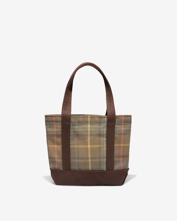Noah - Tartan Print Mini Tote Bag - Detail