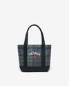 Noah - Tartan Print Mini Tote Bag - Blackwatch - Swatch