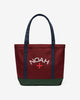 Noah - Tri-Color Logo Tote - Burgundy - Swatch