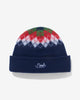 Noah - Argyle Beanie - Navy - Swatch