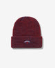 Noah - Tri-Color Beanie - Light Blue / Navy /  Maroon - Swatch