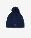 Noah - Wool Pom Pom Beanie - Navy - Swatch