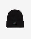 Noah - Waffle Beanie - Black - Swatch