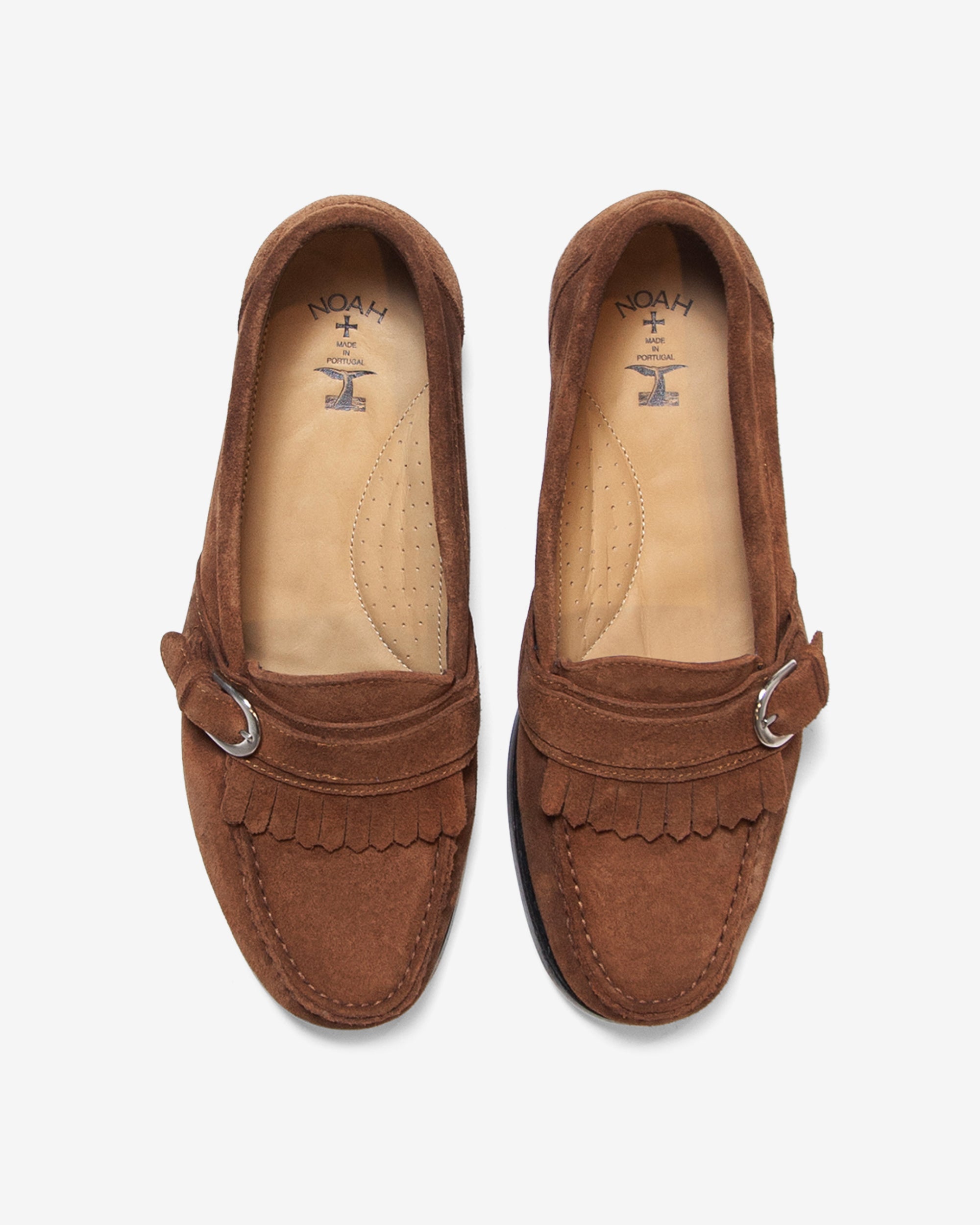 Suede Buckle Loafer - Noah