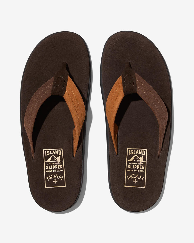 Tri-Color Suede Island Slipper