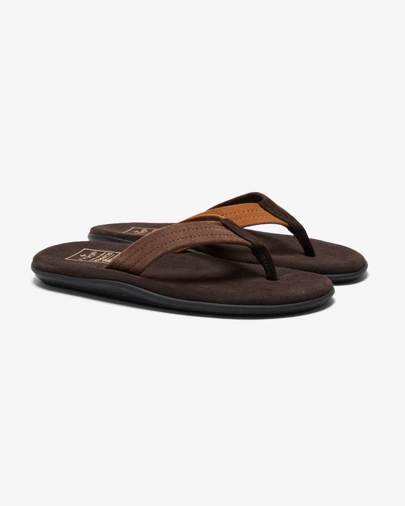 Tri-Color Suede Island Slipper