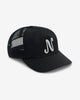 Noah - Chainstitch Trucker - Black - Swatch