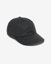 Noah - Wool Flannel 6-Panel - Charcoal - Swatch