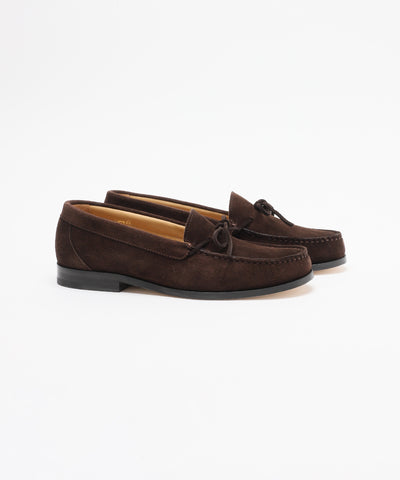Suede Bow Loafer