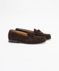 Noah - Suede Bow Loafer - Brown Suede - Swatch