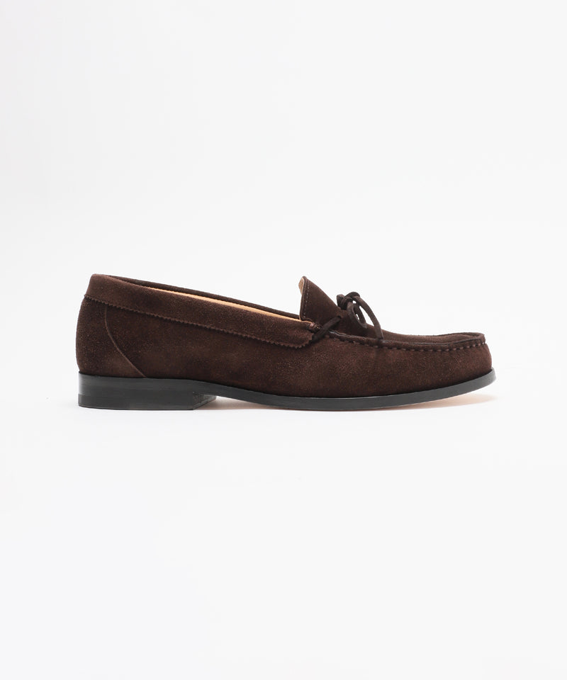 Suede Bow Loafer