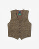 Noah - Donegal Suit Vest - Brown - Swatch