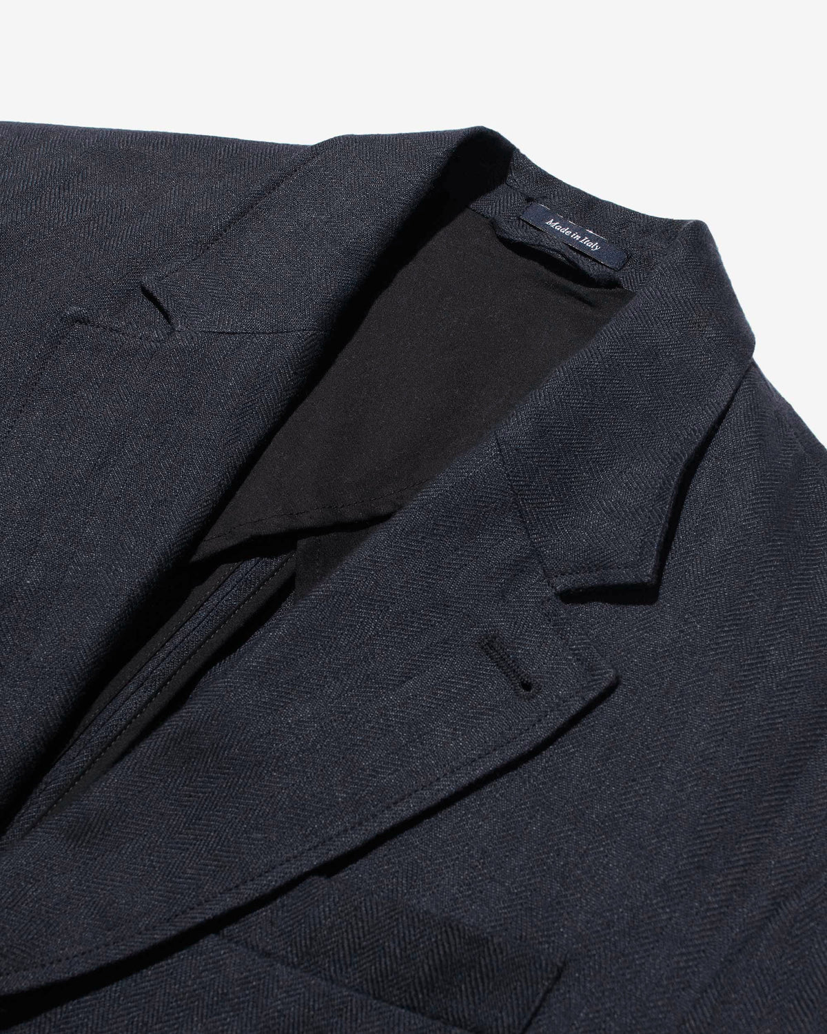 Herringbone Linen Sack Jacket
