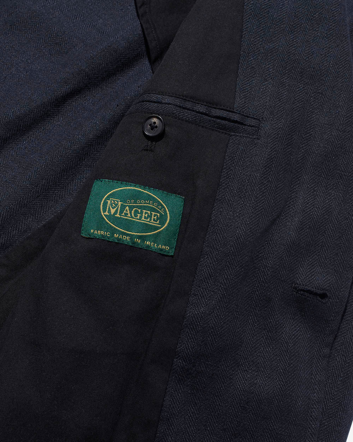 Herringbone Linen Sack Jacket