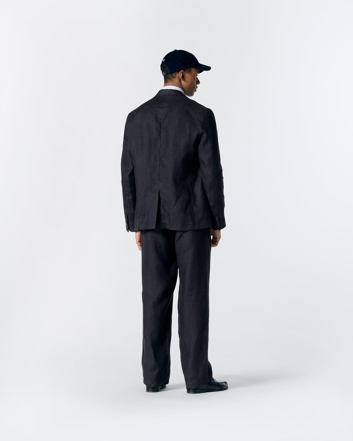 Herringbone Linen Sack Jacket