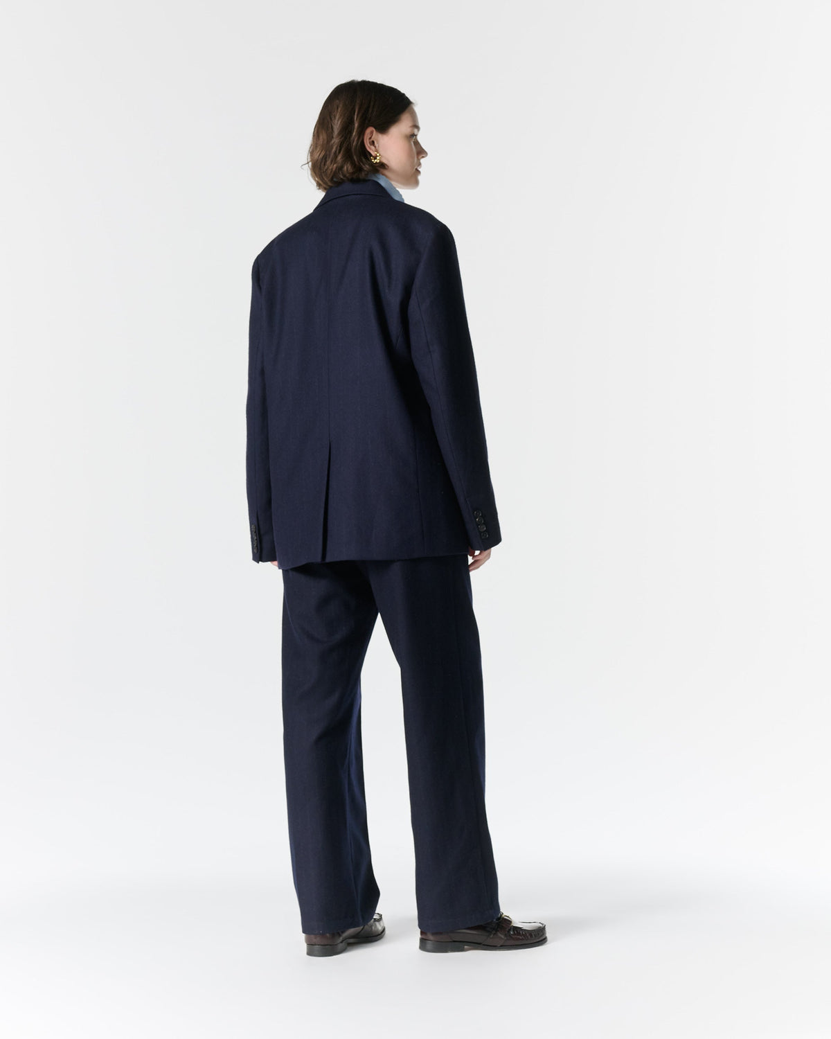 Single-Breasted Wool Jacket