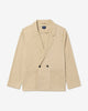 Noah - Double-Breasted Cotton Jacket - Sand - Swatch