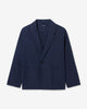 Noah - Single-Breasted Cotton Jacket - Navy - Swatch