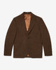 Noah - Wool Herringbone Sack Jacket - Brown - Swatch