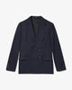 Noah - Hopsack Double-Breasted Blazer - Navy - Swatch