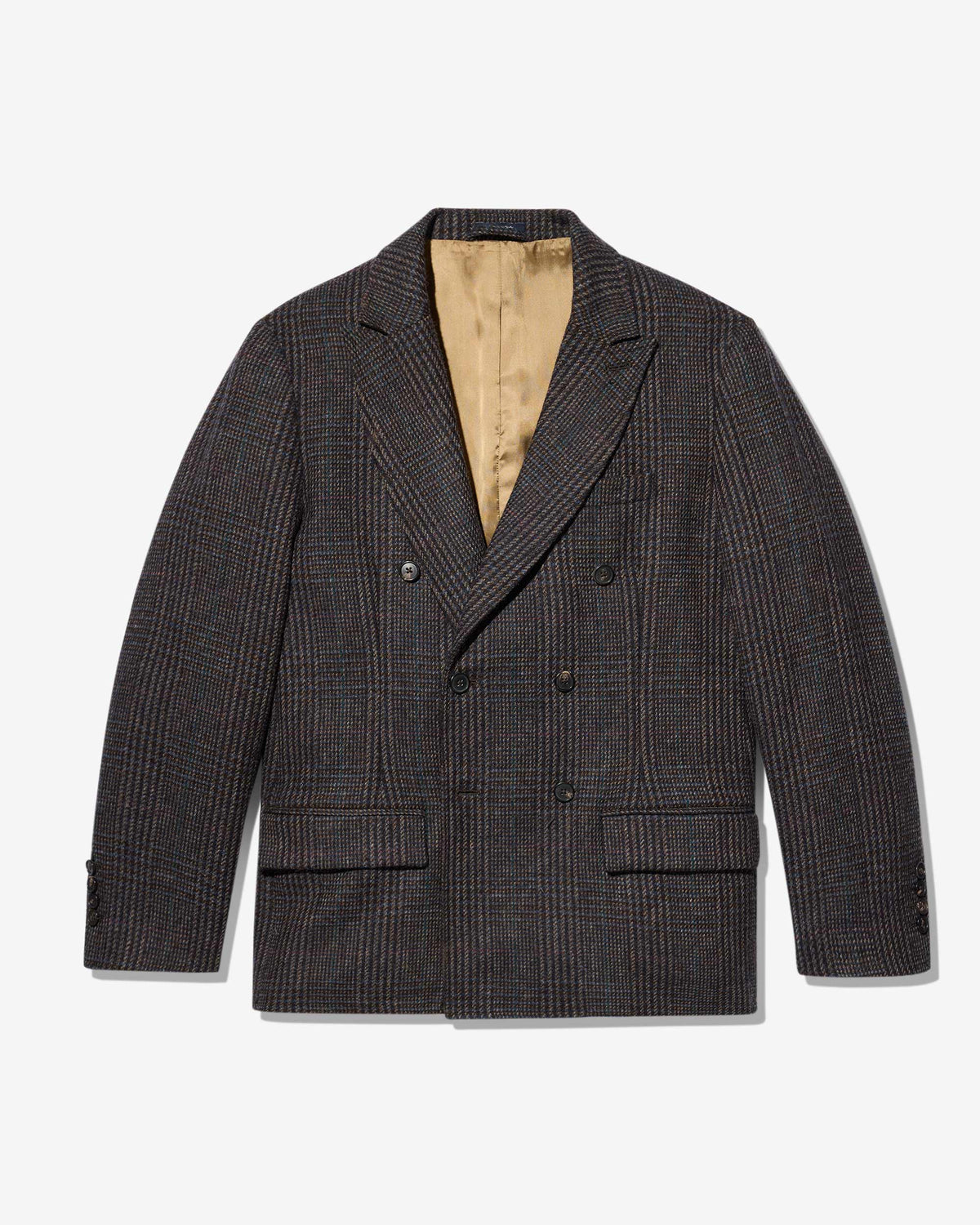 【受注販売/2026年11月配送予定】Double Breasted Glen Plaid Jacket