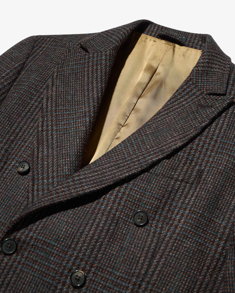 【受注販売/2026年11月配送予定】Double Breasted Glen Plaid Jacket