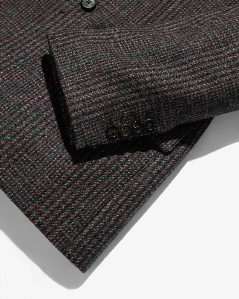 【受注販売/2026年11月配送予定】Double Breasted Glen Plaid Jacket