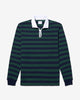 Noah - Button-Tab Rugby - Bottle / Navy - Swatch