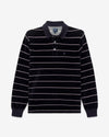 Noah - Velour Long Sleeve Polo - Purple/Lavender - Swatch