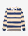 Noah - Boxy Fit Rugby - Khaki/Navy - Swatch
