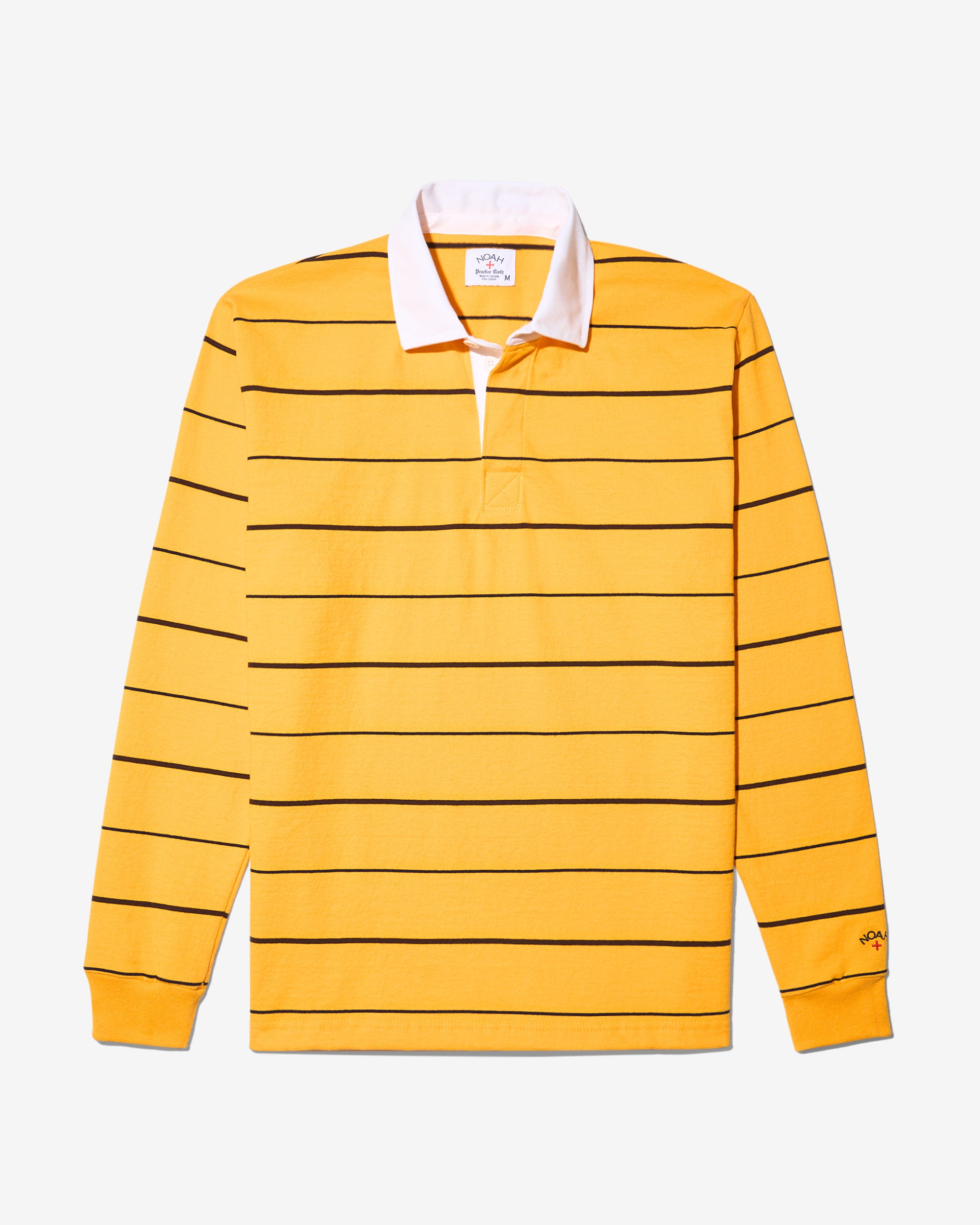 NOAH NYC Sail Stripe Rugby Shirt Sサイズ Noah Striped Rugby Shirt in Black : Mens UK Outlet at SEIKK