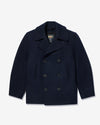 Noah - Noah x Gloverall Classic Peacoat - Dark Navy - Swatch