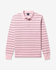 Noah - Long Sleeve Pique Polo - Light Pink / Navy - Swatch