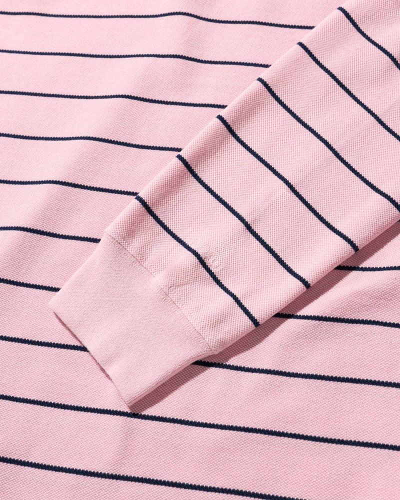 Long Sleeve Pique Polo