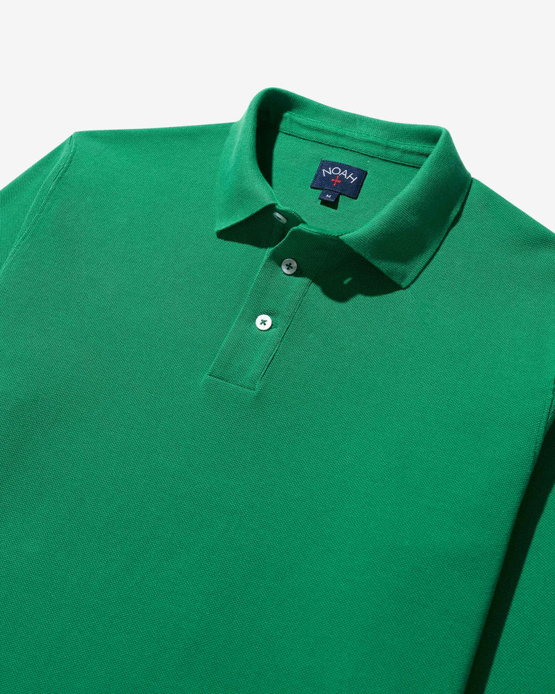 Long Sleeve Pique Polo