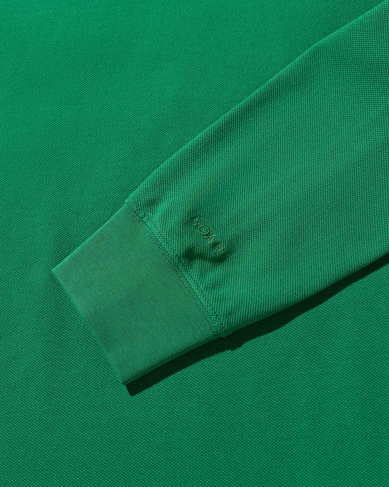 Long Sleeve Pique Polo