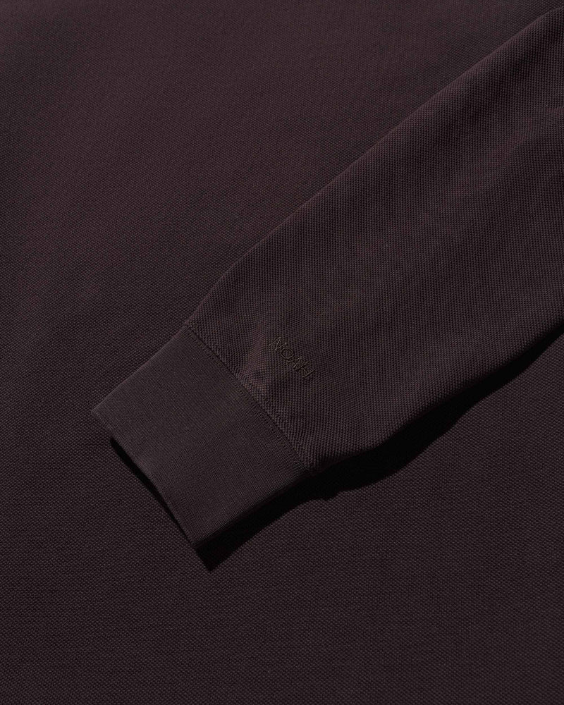Long Sleeve Pique Polo