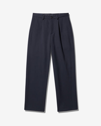Barathea Wool Pleated Trouser