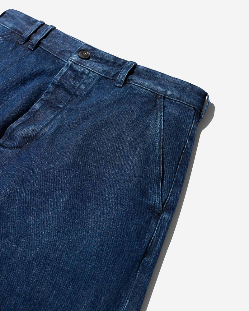 Buckle-Back Denim Pant