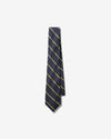 Noah - Silk Repp Stripe Tie - Navy / Gold - Swatch