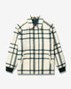 Noah - Wool Coaches Jacket - Cream / Green - Swatch