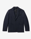 Noah - Barathea Wool Sack Jacket - Navy - Swatch