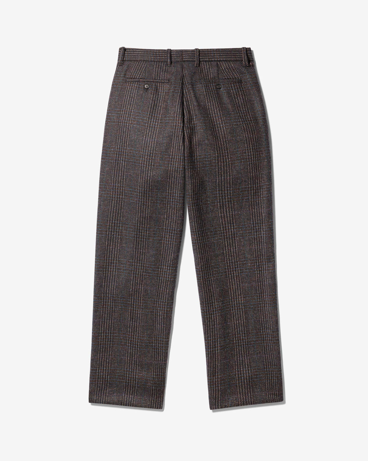 Irish Check Single-Pleated Trouser