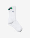 Noah - Pom Pom Socks - White - Swatch