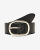 Noah - Classic Leather Belt - Black - Swatch